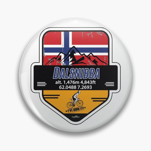 Item preview,  Dalsnibba Geiranger Norway Cyclist Sticker T-Shirt 01 designed and sold by OuterShellUK.
