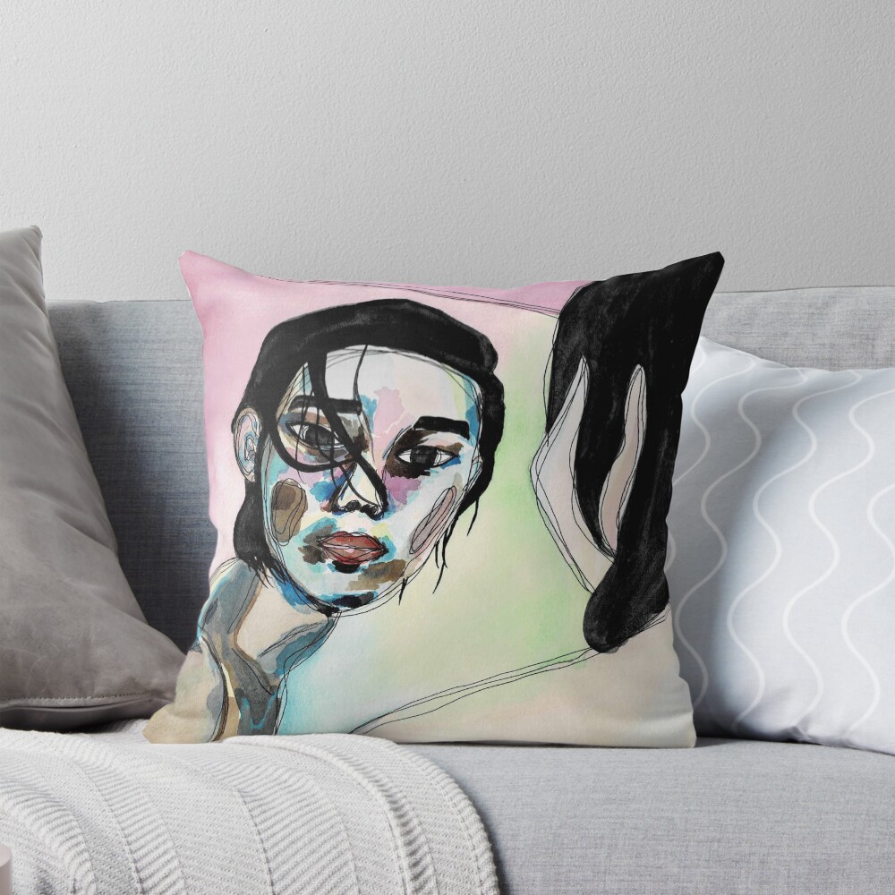 Item preview, Throw Pillow designed and sold by lingandting.