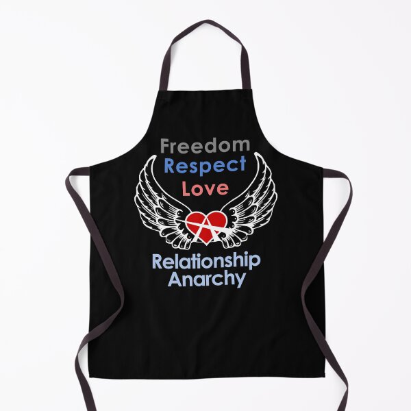 Item preview, Freedom, Love, Respect, Relationship Anarchy with wings designed and sold by MyThingNow.