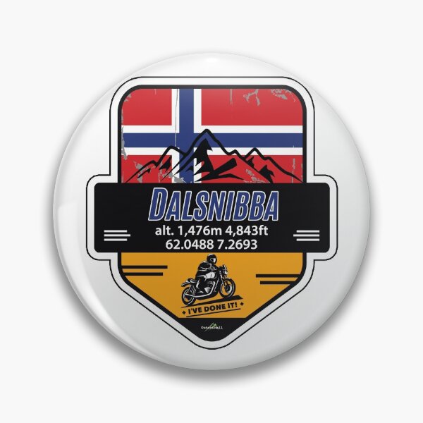 Item preview, Dalsnibba Geiranger Norway Motorcycle Ive Dont It! Sticker T-Shirt designed and sold by OuterShellUK.