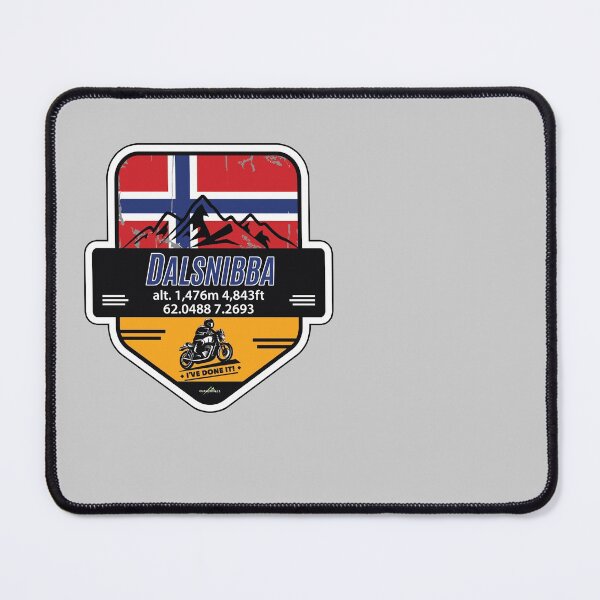 Item preview, Dalsnibba Geiranger Norway Motorcycle Ive Dont It! Sticker T-Shirt designed and sold by OuterShellUK.