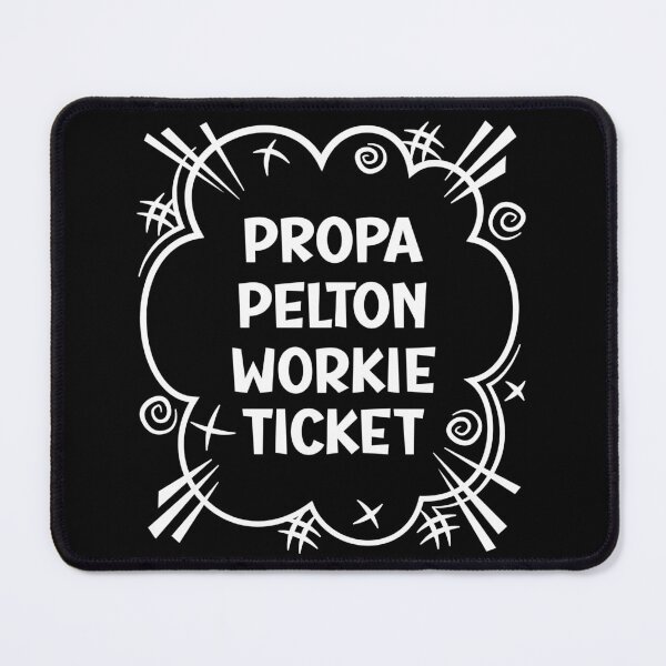Item preview, PROPA PELTON WORKIE TICKET a cheeky design for people from Pelton in the North East of England designed and sold by robimerch.