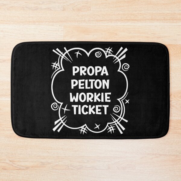 Item preview, PROPA PELTON WORKIE TICKET a cheeky design for people from Pelton in the North East of England designed and sold by robimerch.