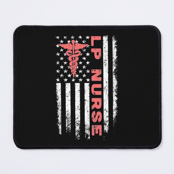 Item preview, LP Nurse Valentine Vintage Flag US Appreciation Nuse life designed and sold by GonzaloBugarin.