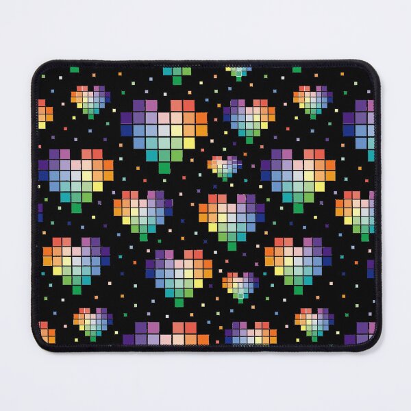 Item preview, Pixel Hearts Pattern designed and sold by murkyswamp.