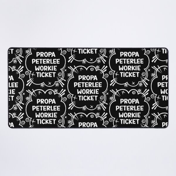 Item preview, PROPA PETERLEE WORKIE TICKET a cheeky design for people from Peterlee in the North East of England designed and sold by robimerch.