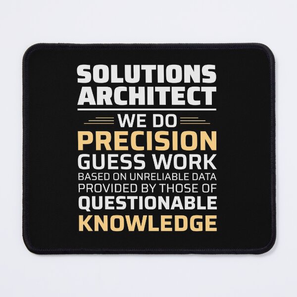 Item preview, Solutions Architect Architecture Funny Saying designed and sold by CuteDesigns1.