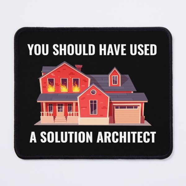 Item preview, Solution Architect Architecture Funny Saying designed and sold by CuteDesigns1.