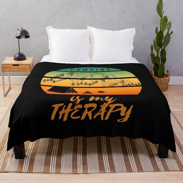 Item preview, Camping is my therapy, always designed and sold by Phoenix-27.