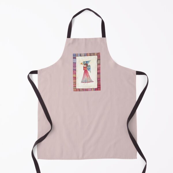 Item preview, Angel with trumpet, watercolor. designed and sold by vita masi.