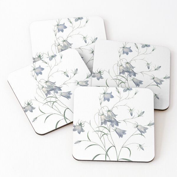 Item preview, Campanula Bellflower - Flower Art designed and sold by AlexSin.