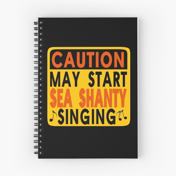 Item preview, Caution May Start Sea Shanty singing designed and sold by NeXore.