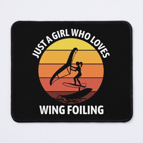 Item preview, Wing Foiling Surfing Vintage Retro Sunset Funny designed and sold by CuteDesigns1.