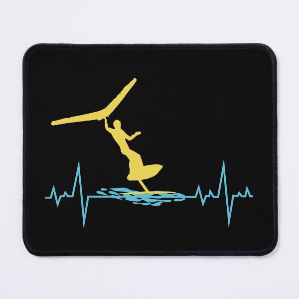 Item preview, Wing Foiling Surfing Heartbeat Funny designed and sold by CuteDesigns1.