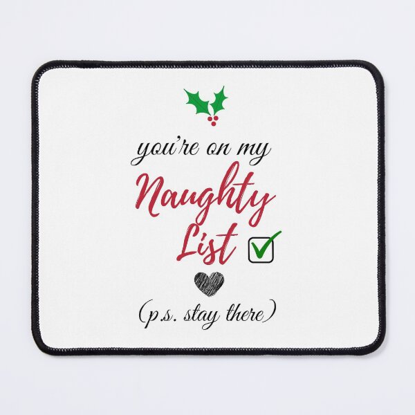 Item preview, You're On My Naughty List | Sexy Christmas Card designed and sold by nestoras28.