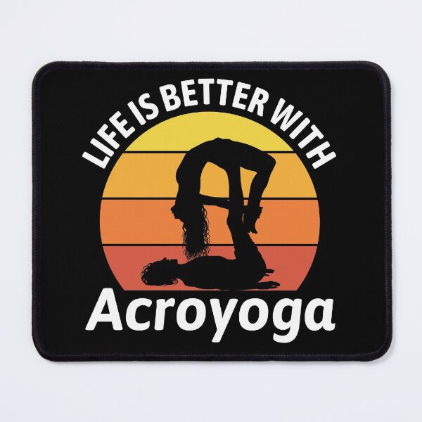Item preview, Acroyoga Vintage Retro Funny designed and sold by CuteDesigns1.
