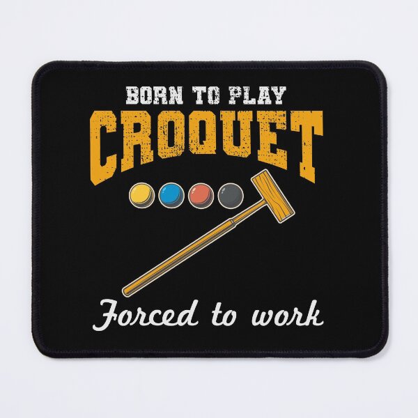 Item preview, Croquet Players Croqueters Chardonnay Funny designed and sold by CuteDesigns1.