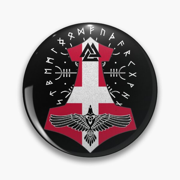 Item preview, Viking Denmark Flag Viking Thor Runes Denmark Vikings designed and sold by Bommer20.