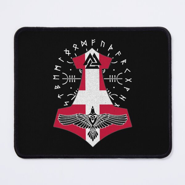 Item preview, Viking Denmark Flag Viking Thor Runes Denmark Vikings designed and sold by Bommer20.