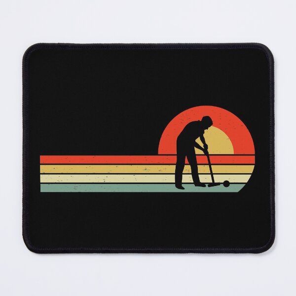 Item preview, Croquet Player Outdoor Vintage Retro Sunset designed and sold by CuteDesigns1.