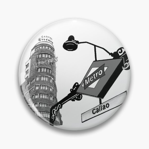 Item preview, Madrid -Callao (Spain) Gray designed and sold by Anartsketch.