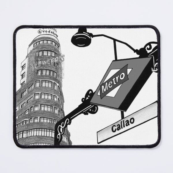 Item preview, Madrid -Callao (Spain) Gray designed and sold by Anartsketch.