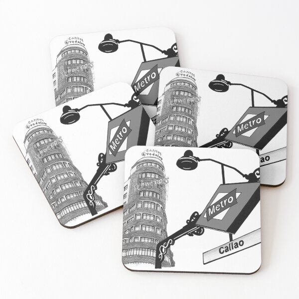 Item preview, Madrid -Callao (Spain) Gray designed and sold by Anartsketch.