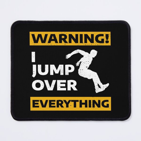 Item preview, Parkour Free Running Runner Traceur Funny Saying designed and sold by CuteDesigns1.