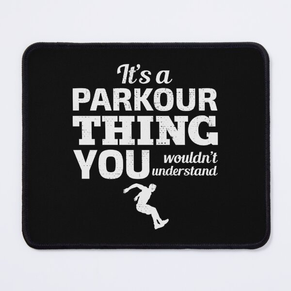 Item preview, Parkour Free Running Runner Traceur Funny Saying designed and sold by CuteDesigns1.