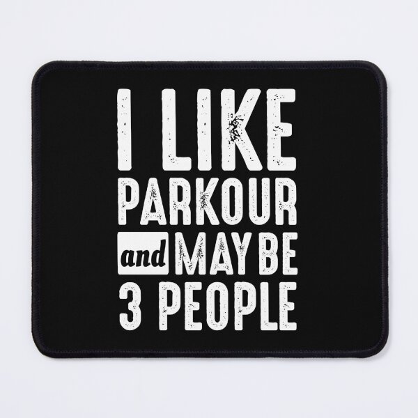 Item preview, Parkour Free Running Runner Traceur Funny Saying designed and sold by CuteDesigns1.
