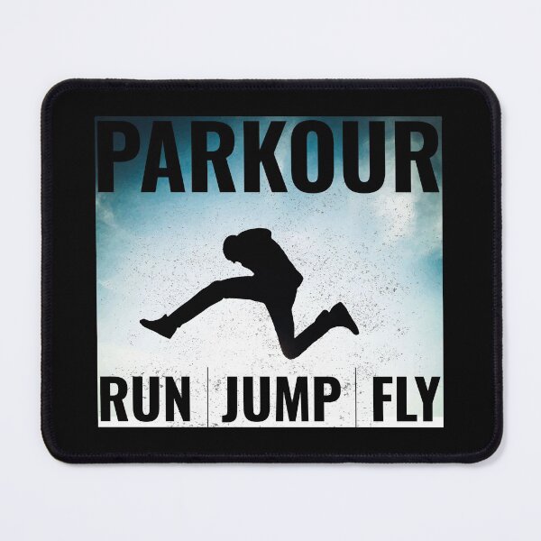 Item preview, Parkour Free Running Runner Traceur Funny Saying designed and sold by CuteDesigns1.