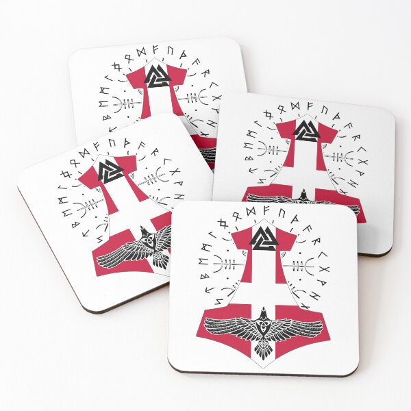 Item preview, Viking Denmark Flag Vikings Thor Runes Denmark Vikings designed and sold by Bommer20.