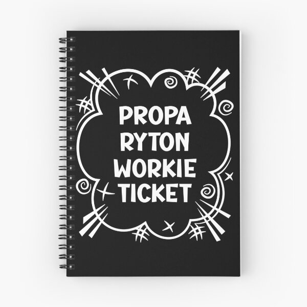 Item preview, PROPA RYTON WORKIE TICKET a cheeky design for people from Ryton in the North East of England designed and sold by robimerch.