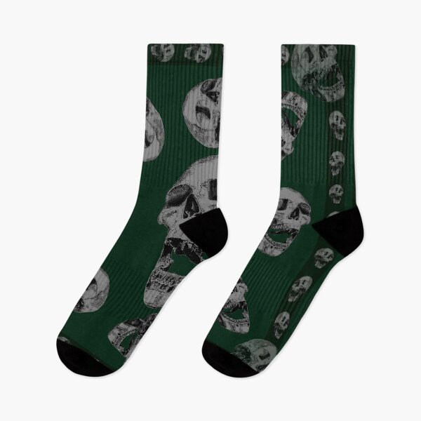 Item preview, Skull green and black_7k designed and sold by SueKnox.