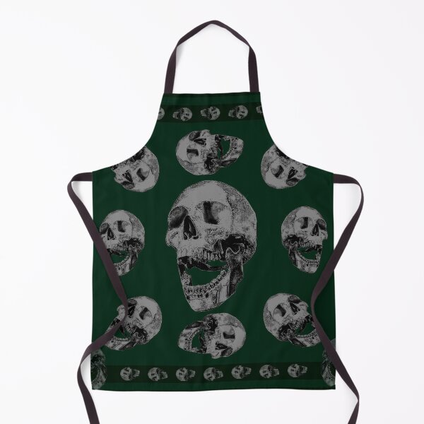 Item preview, Skull green and black_7k designed and sold by SueKnox.