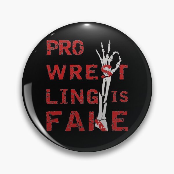 Item preview, Funny Pro Wrestling Is Fake Broken Arm and Hand designed and sold by OmmeDesigns.