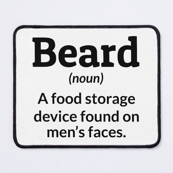 Item preview, Beard Bearded Funny Sayings Humour designed and sold by CuteDesigns1.