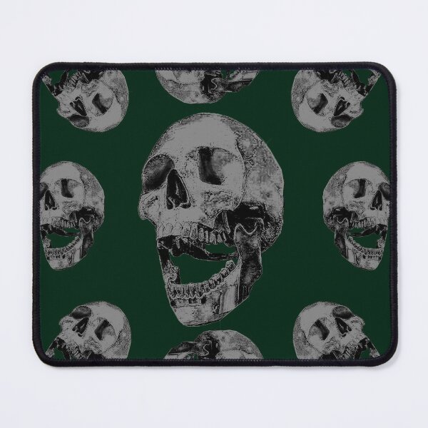 Item preview, Skull green and black_7k designed and sold by SueKnox.