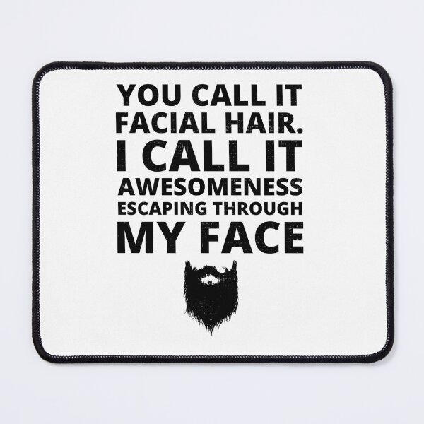 Item preview, Beard Bearded Funny Sayings Humour designed and sold by CuteDesigns1.