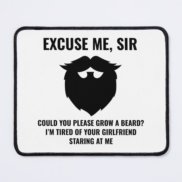 Item preview, Beard Bearded Funny Sayings Humour designed and sold by CuteDesigns1.