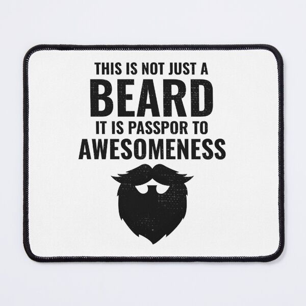 Item preview, Beard Bearded Funny Sayings Humour designed and sold by CuteDesigns1.