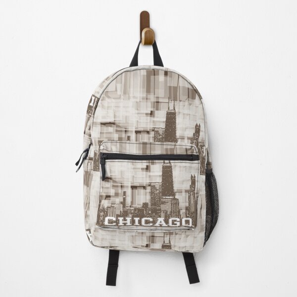 Item preview, Monochrome Chicago skyline designed and sold by AlbertoRuiZ.