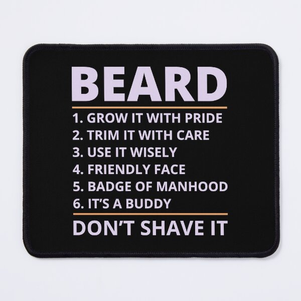 Item preview, Beard Bearded Funny Sayings Humour designed and sold by CuteDesigns1.