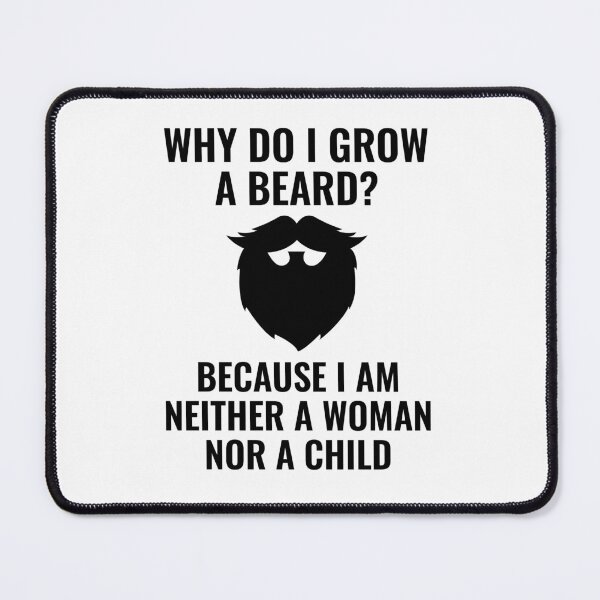Item preview, Beard Bearded Funny Sayings Humour designed and sold by CuteDesigns1.
