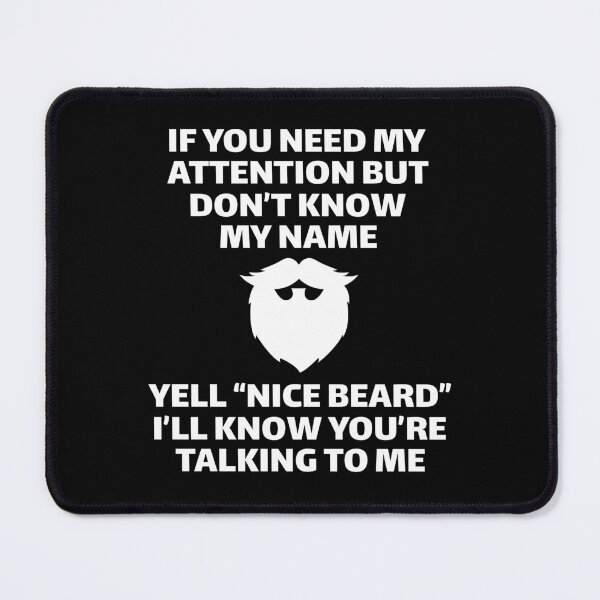 Item preview, Beard Bearded Funny Sayings Humour designed and sold by CuteDesigns1.