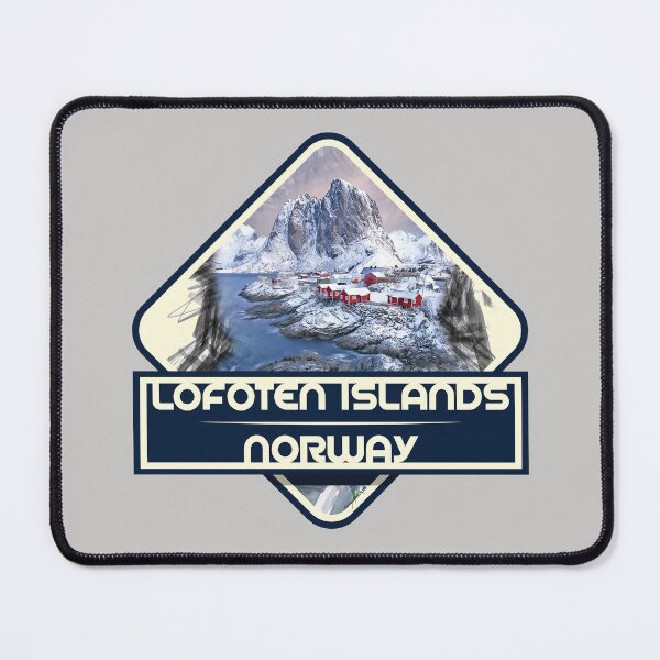 Item preview, The Lofoten Islands Norway Sticker T-Shirt 02 designed and sold by OuterShellUK.
