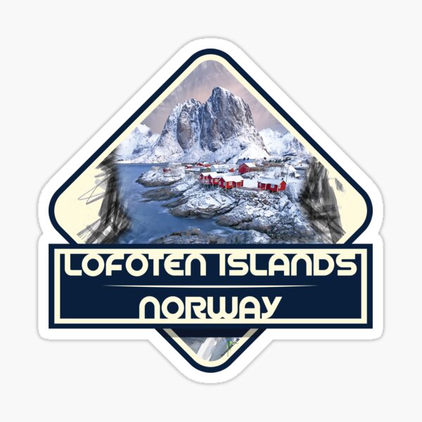The Lofoten Islands Norway Sticker T-Shirt 02 Sticker