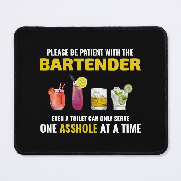 Item preview, Bartender Barkeep Barman Barmaid Mixologist Funny designed and sold by CuteDesigns1.