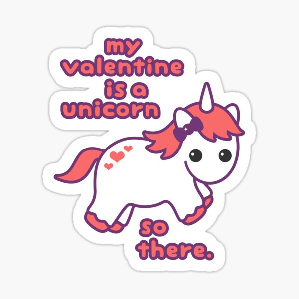 Item preview, My Valentine is a Unicorn designed and sold by sugarhai.