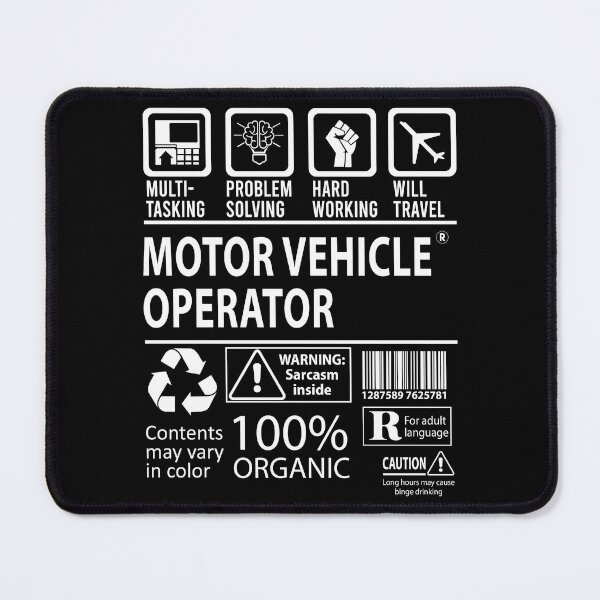 Item preview, Motor Vehicle Operator T Shirt - MultiTasking Certified Job Gift Item Tee designed and sold by sabinacsnm.